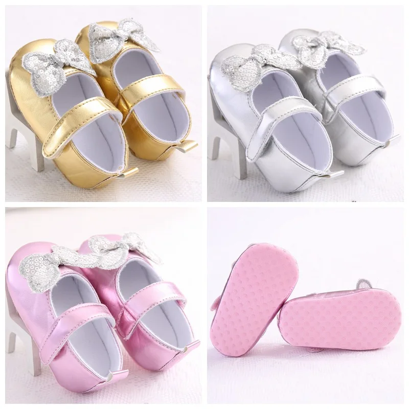 

Haiya Infant Spring And Autumn Female Baby Princess 0-1-Year-Old Soft Bottom Toddler Shoes