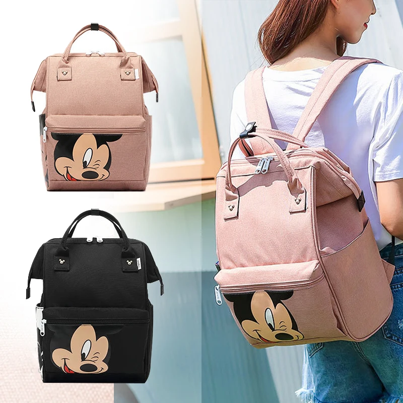 Модная сумка для подгузников Disney с Микки и Минни мам вместительные детские сумки