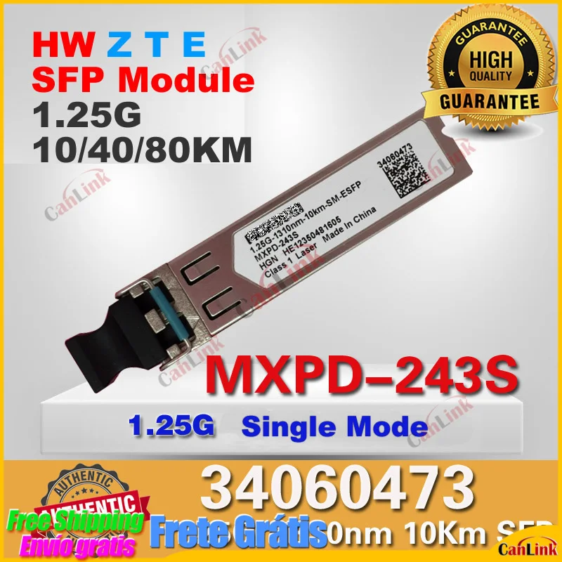 Гарантия бренда OLT модуль HW Z | T E 1 25g 10 км 40 80 км-1310 нм-sm однорежимный SFP Гигабитный