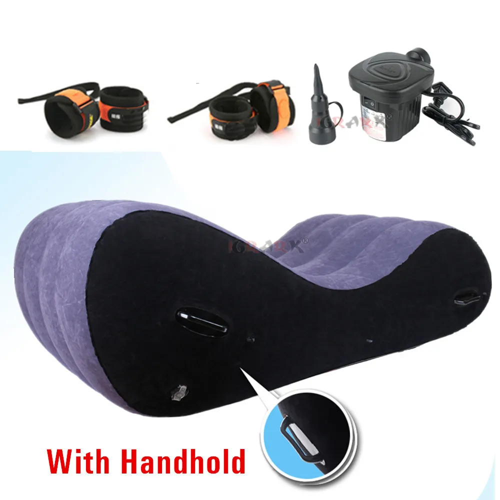 Inflatable Sex Furniture Erotic Sofa Living Room Bed Love Chairs Cushion Handcuffs Ankle Cuffs Sex Toys For Couples Adult Games