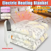 220 В электрическое одеяло Фланелевое грелочное одеяло для дома, двухспальная кровать, матрас с подогревом, Водонепроницаемый умный контроллер