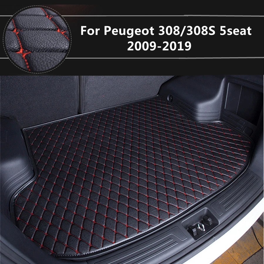 5 цветов автомобильный коврик для багажника Peugeot 308 308S 5seat (2009-2019) Автомобильный
