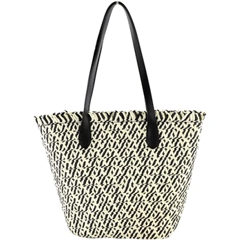 

Women'S Retro Paper Rope Straw Bag Fashion Large Capacity Woven Bag Shoulder Casual Beach Bag Handbag