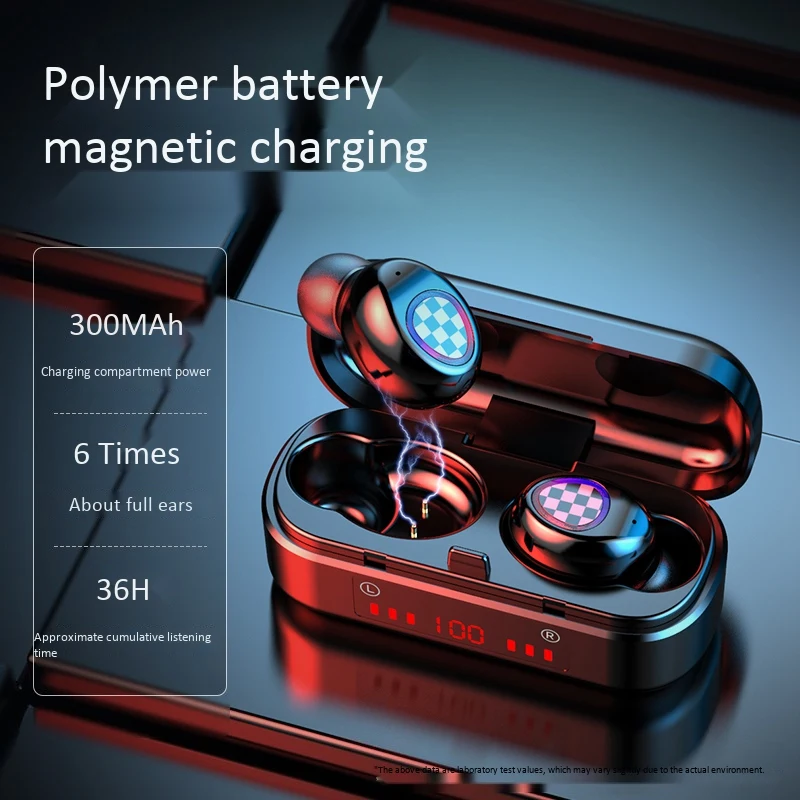 TWS V7 Bluetooth Earphone 5 0 Sports Earbuds Waterproof Music Headphones HIFI Stereo Noise Reduction for Huawei Xiaomi iPhone