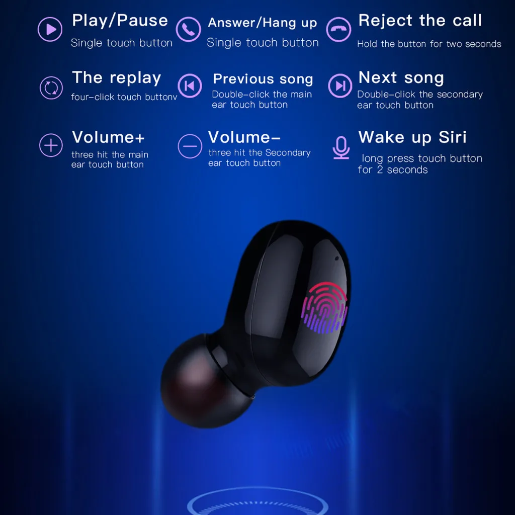Bluetooth наушники подарки в Уши Беспроводные наушники стерео наушники Спортивная гарнитура с микрофоном с зарядной коробкой fone de ouvido