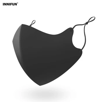 

3 Layers Reusable Face Mask Dustproof Breathable Mouth Mask Anit Smog Fog Haze Adjustable Ear Hanging Type Breathing Protector