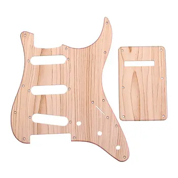 

Guitar Pickguard PVC Shield Scratch Plate with Back Cover Set