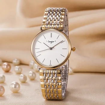 

Ladies' top brand watch casual fashion stainless steel quartz watch top luxury chronograph waterproof quartz clock Montre femme