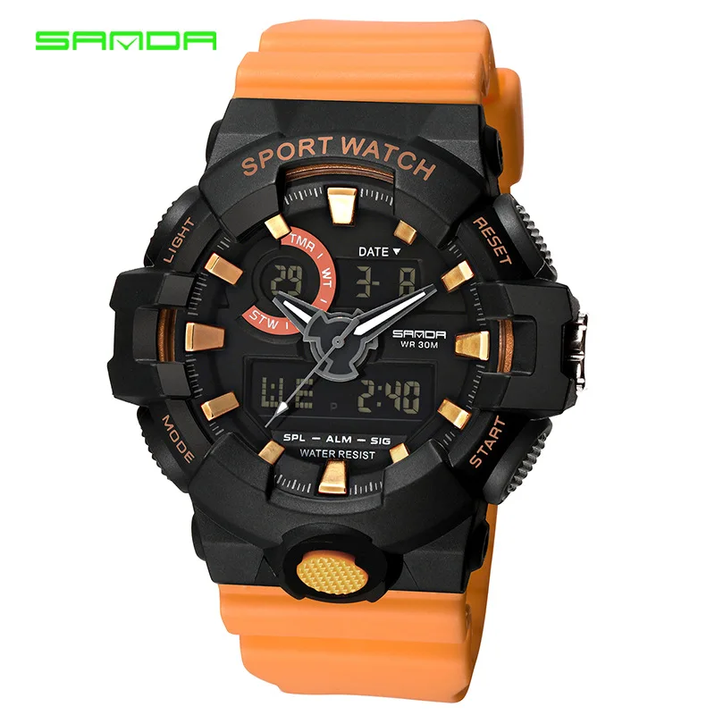 

Sanda Hot Selling Watch Students Electronic Quartz Watches MEN'S Watch WOMEN'S Watch Waterproof Night Light Sports Couples Korea