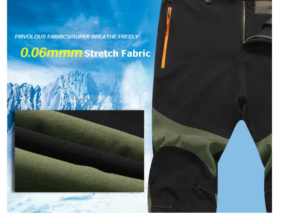Мужские модные Тактические Водонепроницаемые брюки-карго для пешего туризма, катания на лыжах, альпинизма, боев, длинные штаны