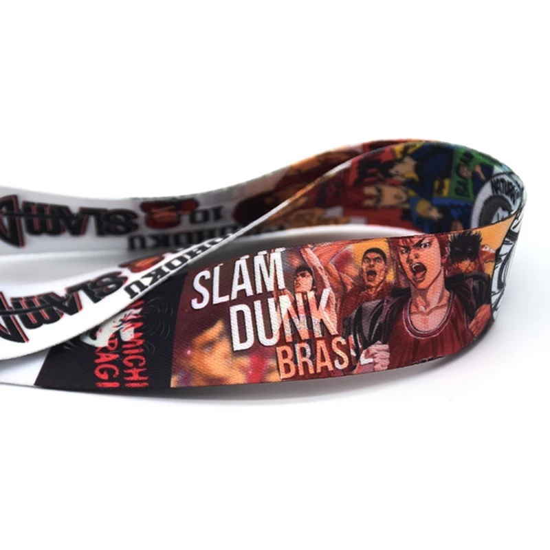 Японский аниме SLAM DUNK значок ремешок для ключей ID Держатели ремешки на шею для мобильного телефона брелок держатели для ключей