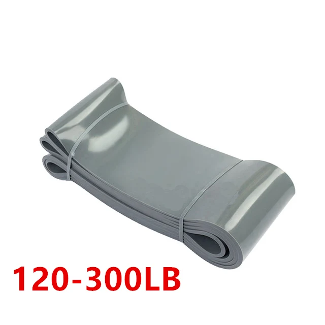 Resistance Bands Exercise Elastic Natural latex Workout Ruber Loop Strength rubber band for Fitness Equipment Training Expander grey