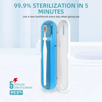 

USB Charging UV Disinfection Sterilization Box Tableware Toothbrush UV Sterilizer Holder Cleaner Disinfection Tool