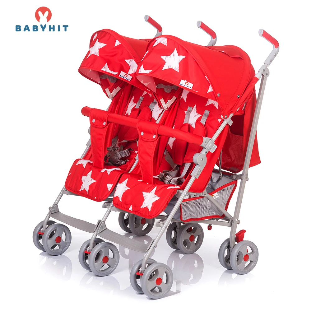 Коляска прогулочная-трость для двойни BABYHIT TWICEY