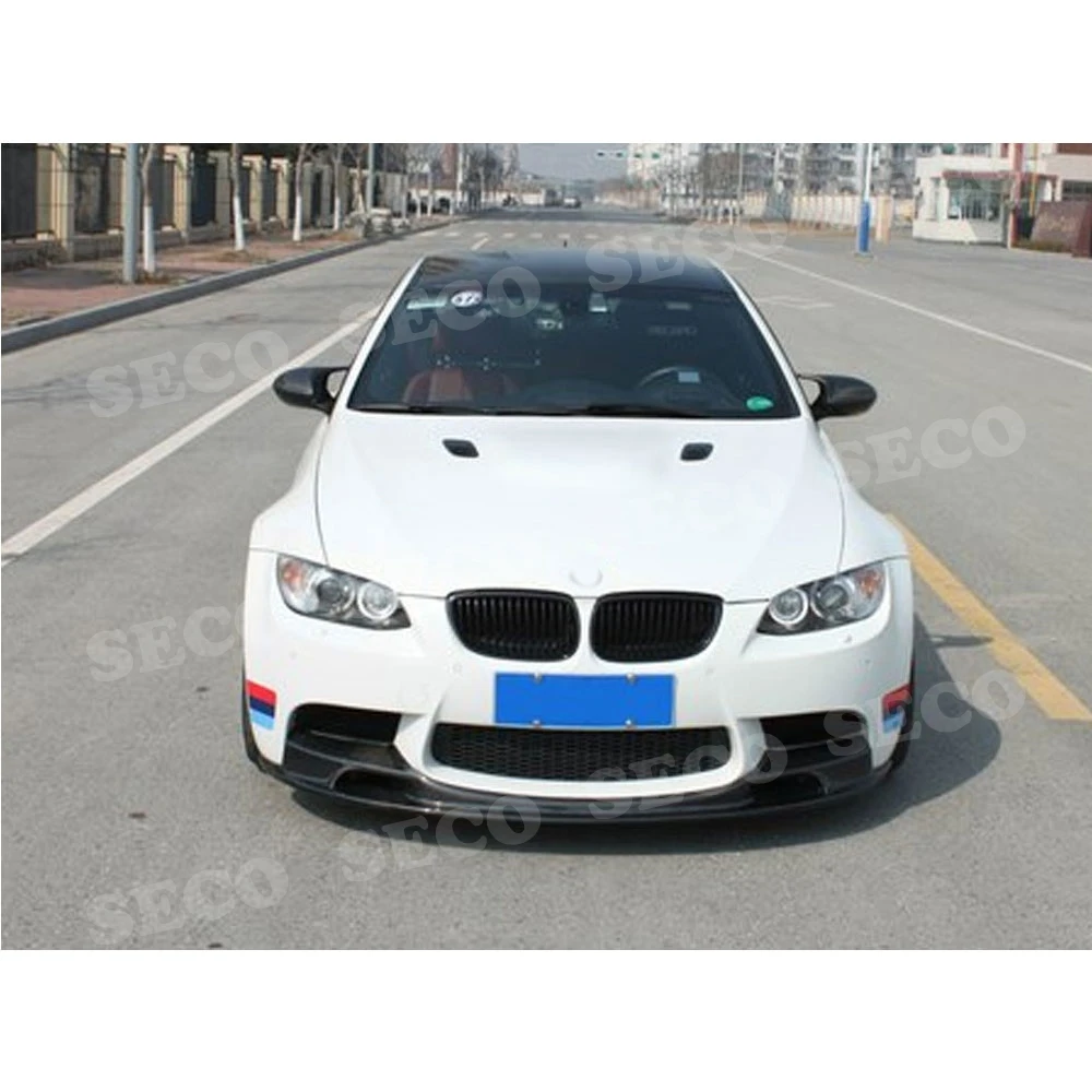 Для 3 серии углеродного волокна передний спойлер для BMW E90 E92 E93 M3 2009-2012 GT-SV стиль головной бампер Защита подбородка