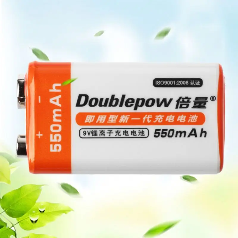 9V 6F22 550mAh литиевая аккумуляторная батарея для мультиметра микрофона игрушка пульт LX9A