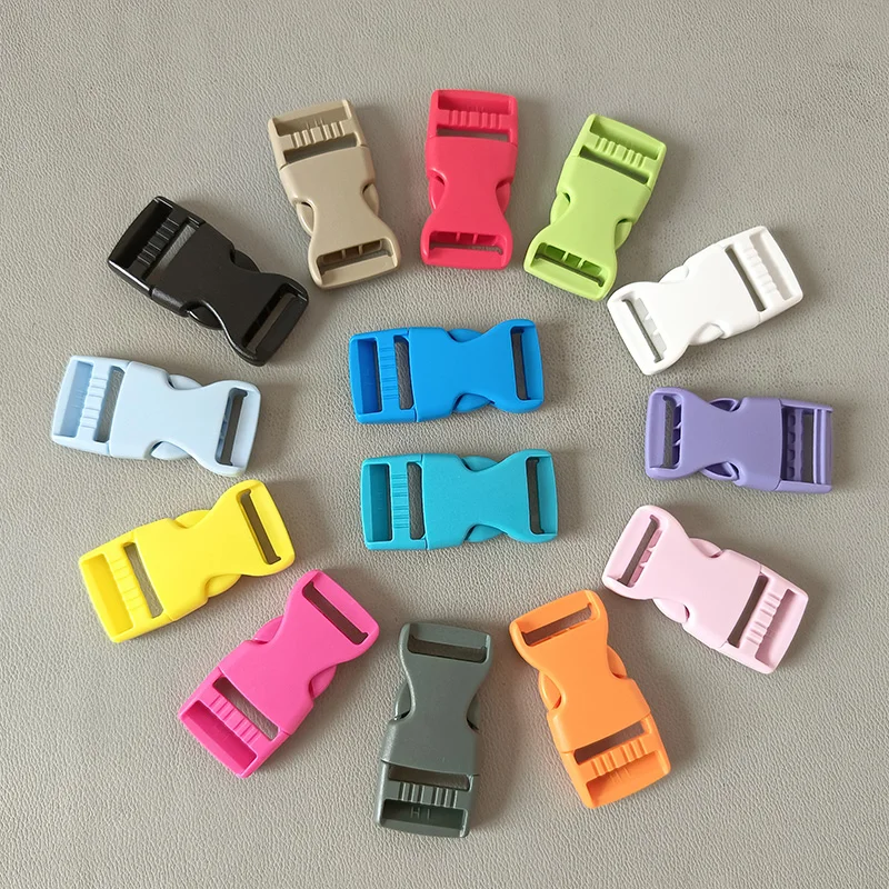 

100Pcs/lot 20mm 25mm Webbing Plastic Release Buckle For Bag Handbag Belt Straps Backpack Paracord Sewing Garment DIY Accessory