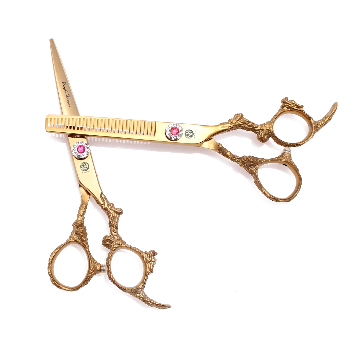 Профессиональные Парикмахерские ножницы с фиолетовым драконом 5 дюйма JP 440C