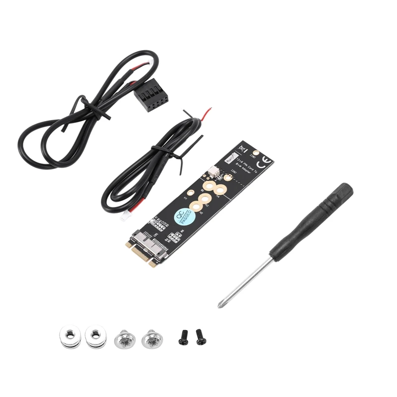 Pcie Bt2 12 + 6 Pin Bluetooth Wifi модуль беспроводной карты к M.2 Ngff ключ B M адаптер для Mac Os Bcm94360Cd