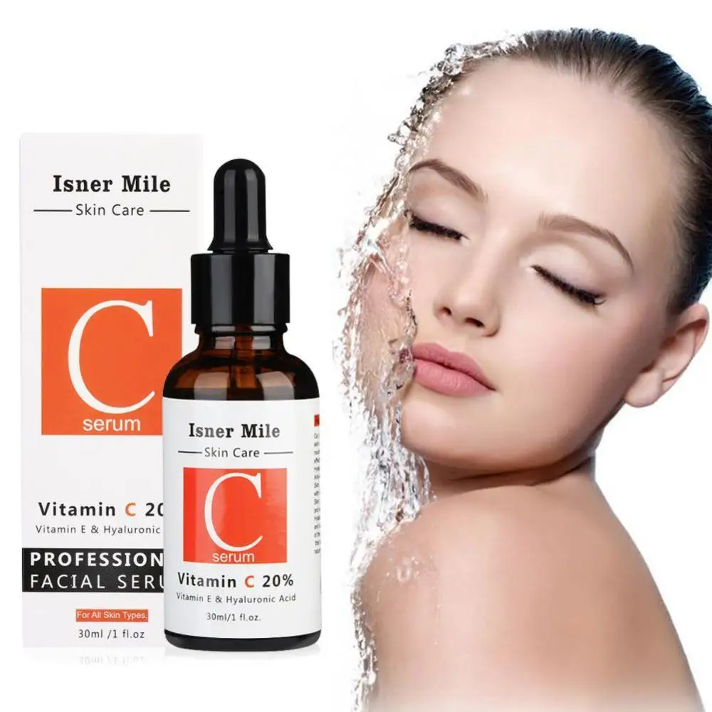 NEW Vitamin C 20% Serum Hyaluronic Acid Retinol Isner Mile 30ml V 2.5% Face Serum Anti Wrinkle Whitening Moisturizing Skin Care NEW Vitamin C 20% Serum Hyaluronic Acid Retinol Isner Mile 30ml V 2.5% Face Serum Anti Wrinkle Whitening Moisturizing Skin Care