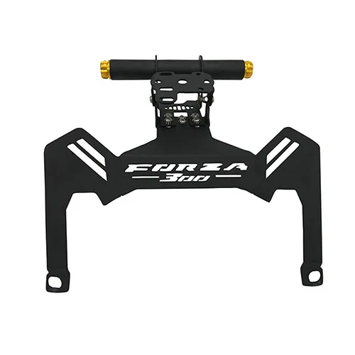 Мотоцикл для Honda MF13 Forza300 250 125 модифицированный передний дисковый тормоз телефон 3,5-7 ''USB gps кронштейн держатель подставка направляющая ручка - Цвет: Gold