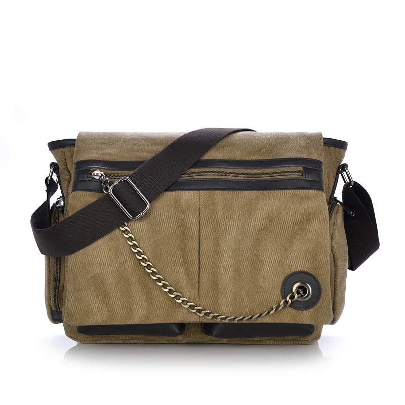 

Manufacturers Direct Selling 2018 New Style Men's Shoulder Bag Fashion Casual Canvas Men's Bag iPad Bag Fashion