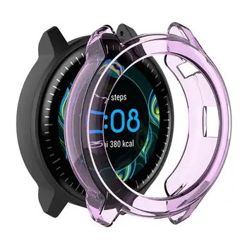 

TPU Transparent Protective Case Cover Frame protector shell for Garmin Vivoactive 3 Music Smart watch Wearable accessories