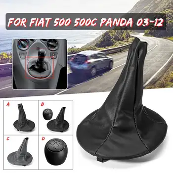

Manual Gear Shift Knob Gaiter Boot Cover Gear Shift For Fiat 500 500C 2007-2013 PANDA 2003-2012