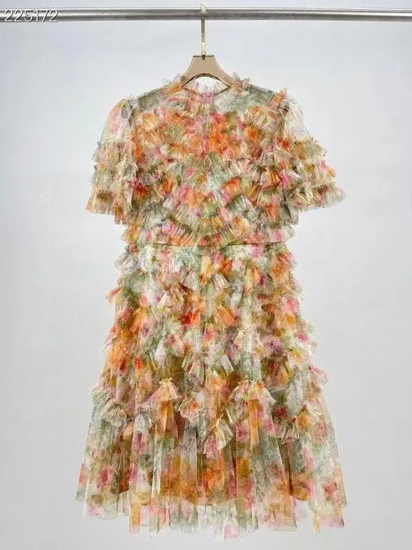 早く買お 女性の半袖と花柄の秋のドレス エレガントなニット 新しいコレクション21 購入サイト Ongoing Southloopmarket Com