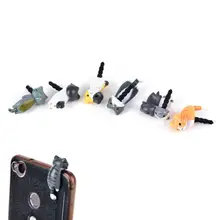 3,5 мм кошачий Противопылевой разъем для наушников Пробка крышка для мобильного телефона