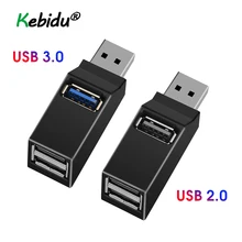 3 порта USB разветвитель USB концентратор 3,0/2,0 Мини Высокоскоростной usb-порт концентратор для ПК ноутбук U дисковая карта ридер для IPhone 7 8 X мобильный телефон концентратор
