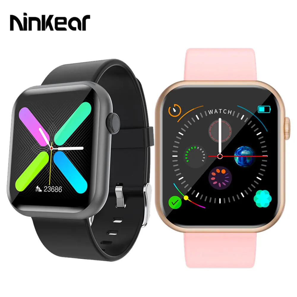 Ninkear P9 Smart Watch Sleep Blood Oxygen Blood Pressure Heart Rate Monitor Men and Women Sports Smart Watch for Apple Android