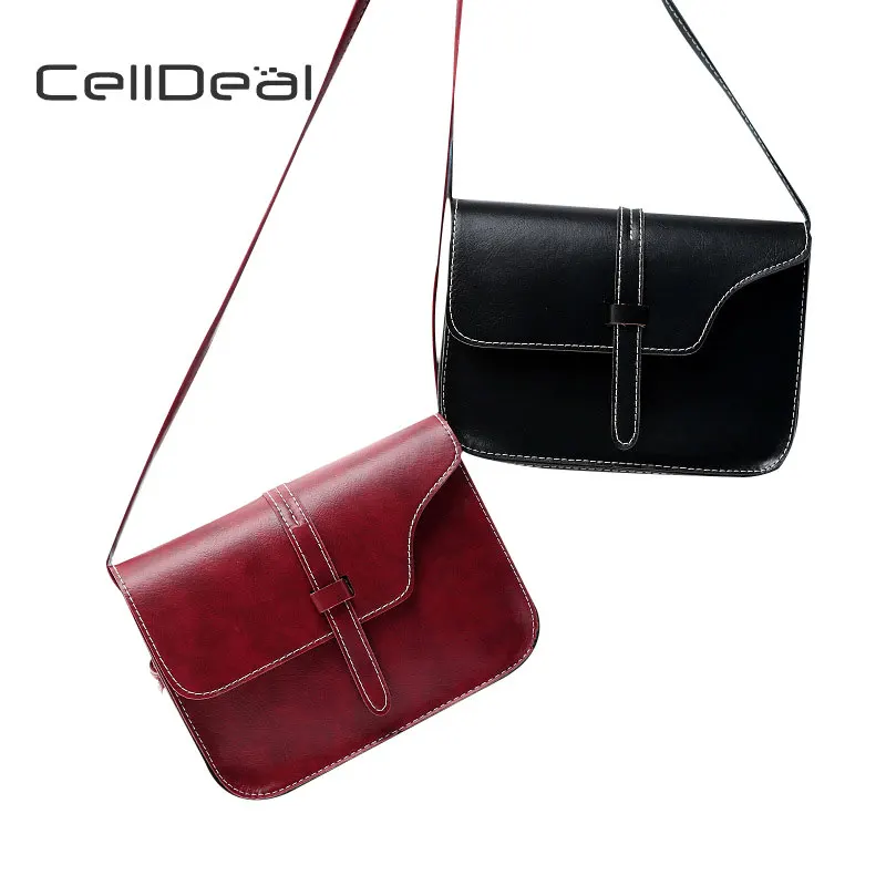 CellDeal высокое качество сумки почтальон модные женские через плечо карамельные