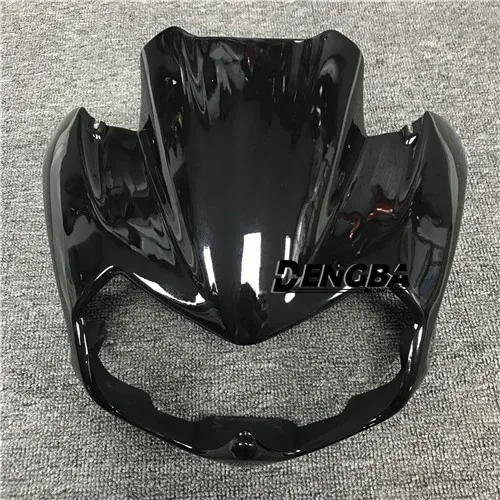 Для Kawasaki Z1000 Z 1000 2003-2006 2004 2005 мотоцикл передний верхний обтекатель фар хомут Нос комплект черный зеленый - Цвет: Черный