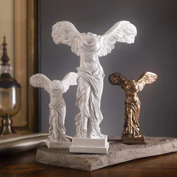 

Strongwell Nordic Victory Goddess Abstract Sculpture Figurine Desktop Statue Home Decoration Modern Art Wedding Birthday Gifts
