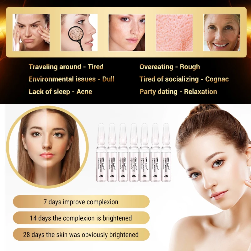 OMY LADY сыворотка для лица с гиалуроновой кислотой 7 шт. Nicotinamide эссенция ампулы