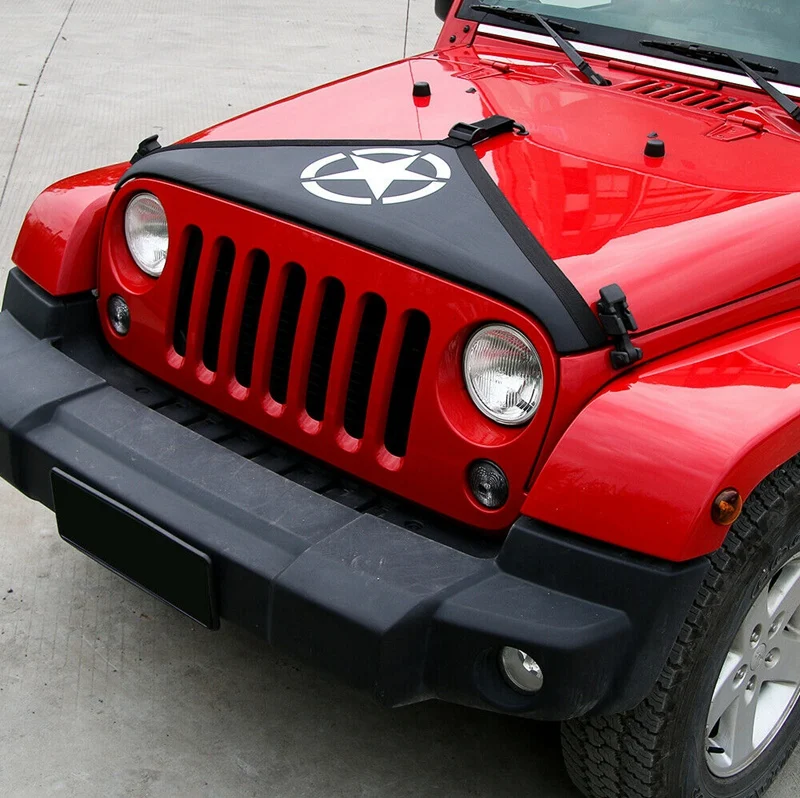 Engine Hood Bra Cover Protect for Jeep Wrangler JK 2007-17 Accessories  Pentagram _ - AliExpress Mobile