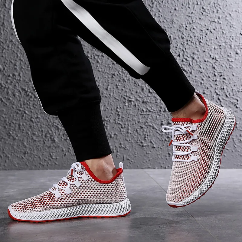 Autumn Men Basketball Shoes Sports Fitness Casual Sneakers Outdoors Joppings Mesh Breathable lightweight Sports Shoes 2020
