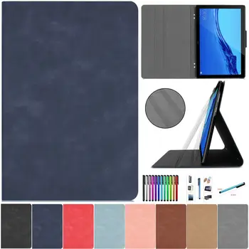 

For Huawei Mediapad T5 10 10.1 inch Tablet Case PU Leather Magnetic Smart Flip Stand Week Up Sleep Cover