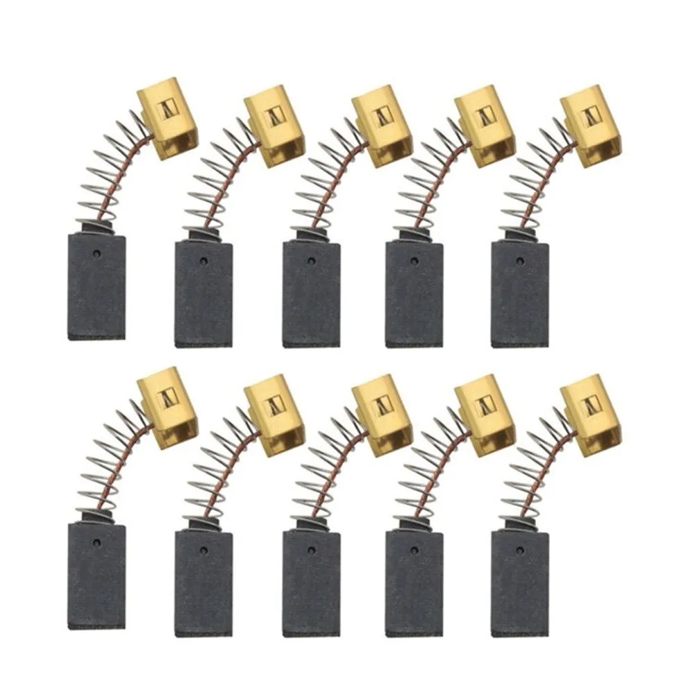 

10 шт., угольные щетки 6,4x7,9x12,5 мм для CD105 CD110 CD115 KG900