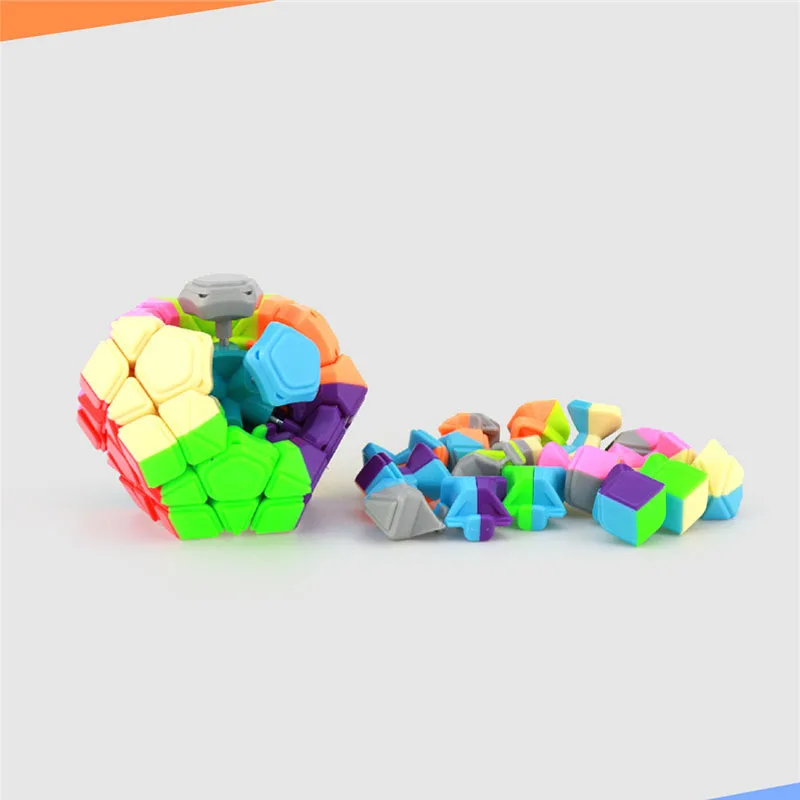 Странная форма Megaminx Волшебные кубики без наклеек Скорость Профессиональный 12 Сторон головоломка Cubo Magico Развивающие игрушки для детей