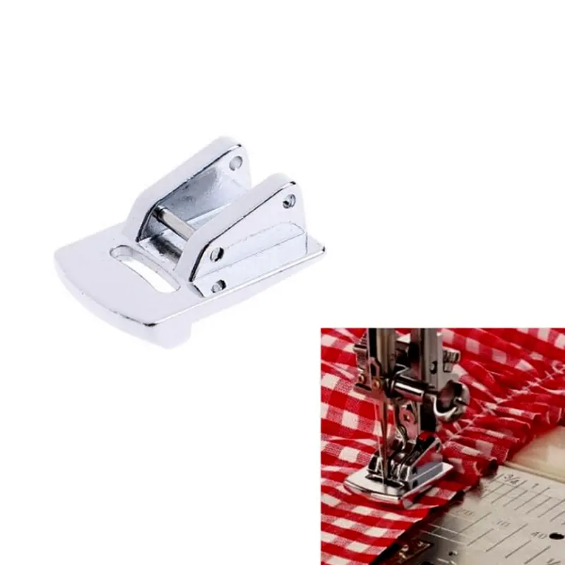 Sewing tools Sliver Rolled Hem Curling Sewing Presser Foot For Sewing Machine Household electric sewing machine press