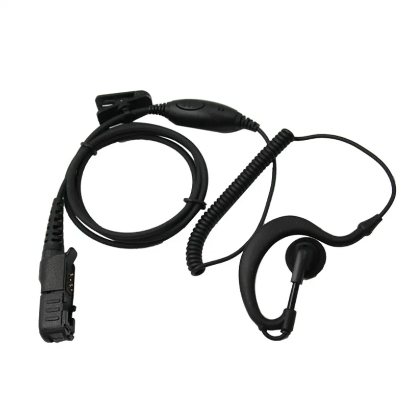 Curved headphones for Motorola XIR P6600 6620 MTP3100 3150 3250 E8608 two way radios