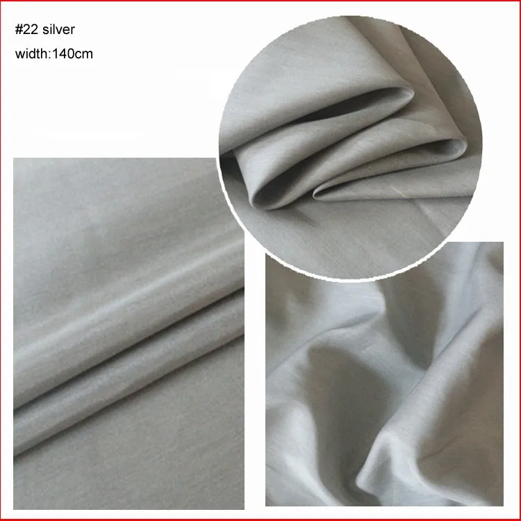 Luxurious Pure White Silk-Cotton Fabric for Dress Linings - Lightweight & Soft