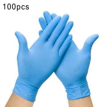 

100PCS Gloves Comfortable Disposable Mechanical Rubber Gloves Waterproof Non-slip Brand New Multifunction