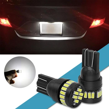 

For VW Polo Passat b5 b6 b7 b8 Golf 4 5 6 7 T4 T5 Touran Accessories Canbus Lamp T10 W5W 194 168 24SMD LED Car LED Light Bulbs