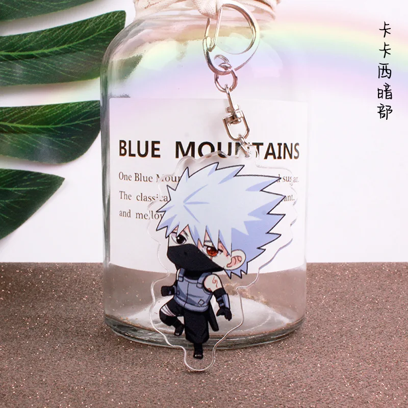 18 Аниме Наруто акриловый брелок Uchiha Obito Deidara Sasori Uchiha Itachi мультфильм двухсторонний кулон брелок ювелирные аксессуары - Color: 18