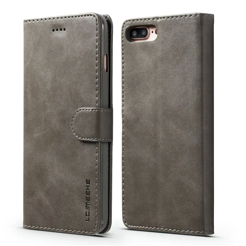 Для Coque iPhone 8 флип чехол кожаный бумажник+ Силиконовый мягкий чехол iPhone 8 плюс Чехол для телефона s роскошный защитный чехол для iPhone8