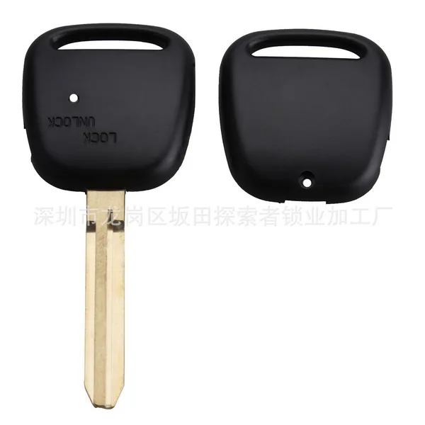 200 шт. 1 Боковая кнопка дистанционного головка ключа для toyota Carina Estima Harrier Previa Corolla Celica Key Case лезвие toy43