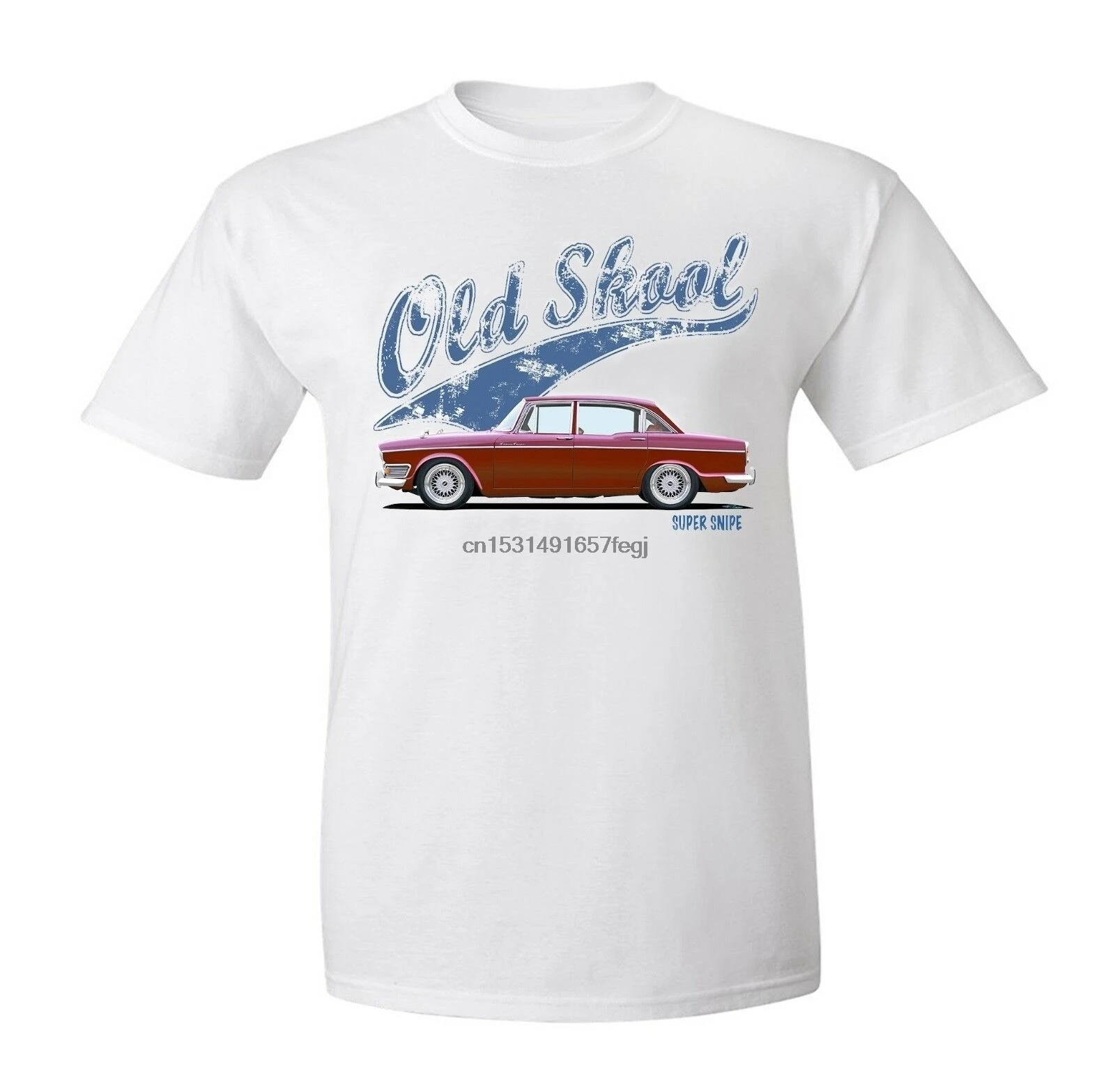 Humber Super Snipe S4 T-shirt Mens Round Neck Cotton Fashion Cool Tops T Shirts | Мужская одежда